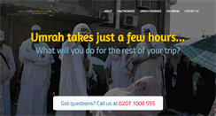 Desktop Screenshot of hajjandumrah.com